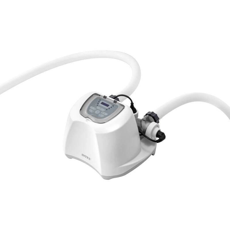 Intex Poolpumpe Schwimmbadpumpe 12112l/h Chlorproduktion 16g/h 240V 10,26kg - 6941057430997