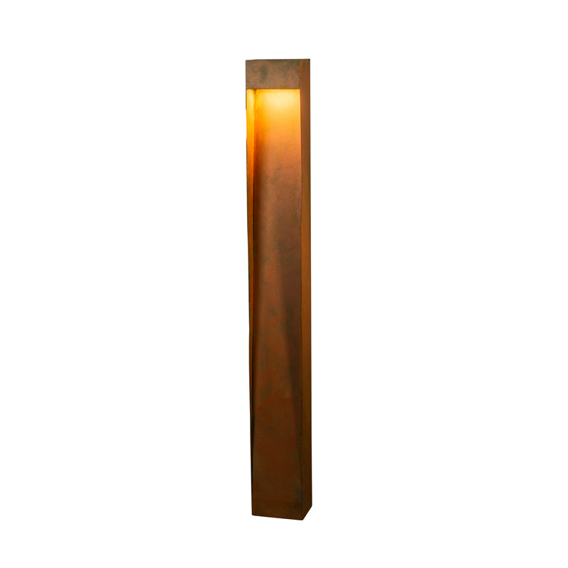 Konstsmide Wegeleuchte Rho LED Gartenlampe dimmbar rostfarben 100cm IP54 - 7318307360974