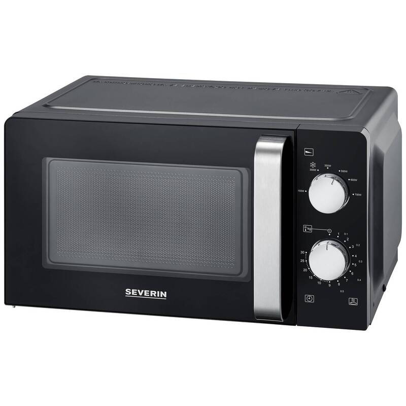 Severin MW 7886 Mikrowelle 700 W 17 l Schwarz mit Timerfunktion - 4008146042041