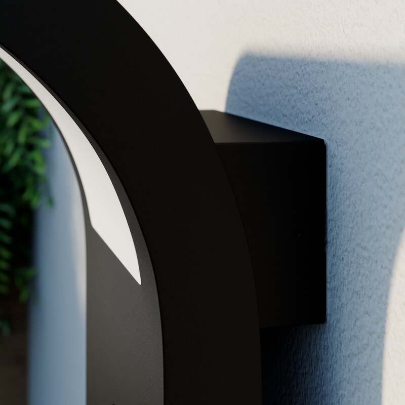 Arcchio Außenleuchte Wandlampe LED Außenbeleuchtung Bewegungsmelder grafitgrau - 4251096566369