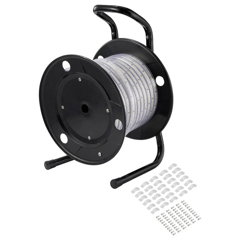 Sygonix LED STRIP KABELROLLE 25 M LED Streifen Band Licht kaltweiß durchsichtig - 4064161398037