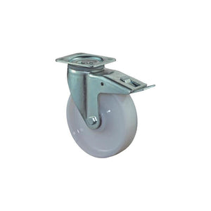 B-Ware BS Rollen Schwerlastlenkrolle Bockrolle Transportgeräterolle Kunststoff 150 mm