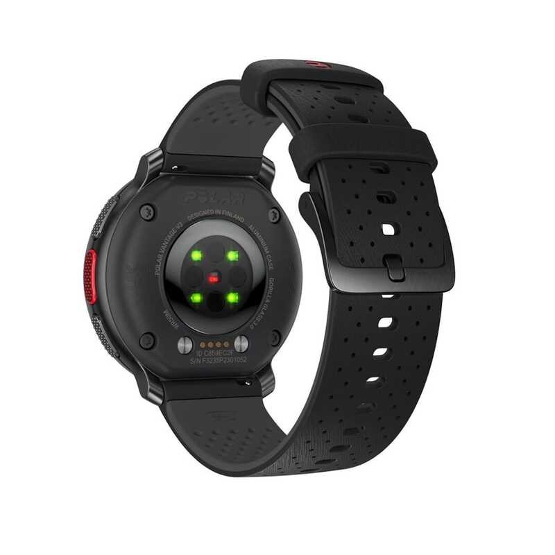 Polar Fitnessuhr Vantage V3 schwarz mit H10 Herzfrequenzsensor und GPS 53h - 0725882064444