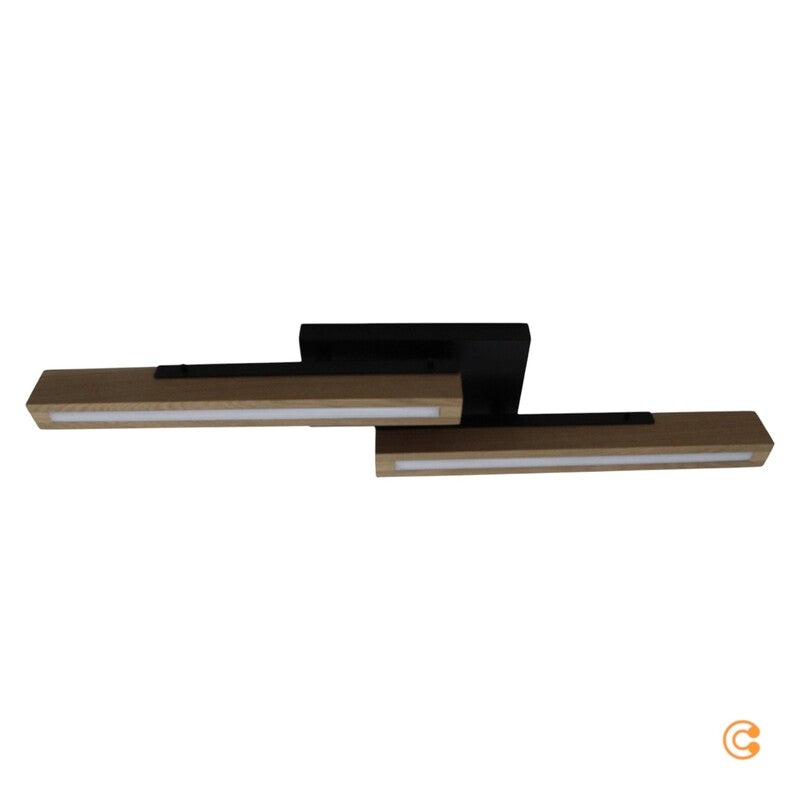 Deko-LED Deckenlampe Deckenlampe Lampe Leuchte Madera aus Eichenholz 2-flammig - 4042943169617