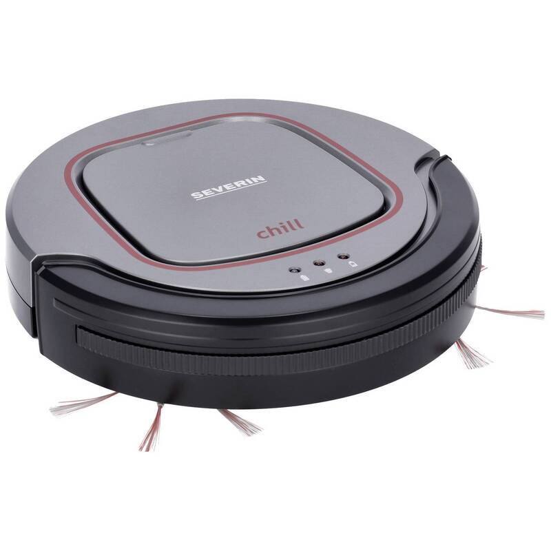 Severin Saugroboter Chill Grau Rot Schwarz extra leise Staubsauger Sauger - 4008146016400