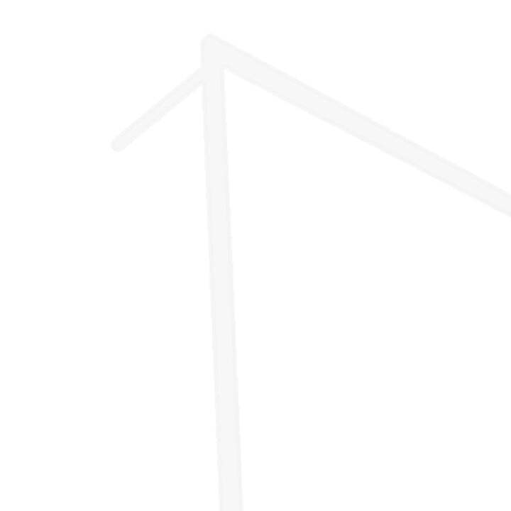 Roomsafari MF Leano Garderobe Wandgarderobe Kleiderstange Wand 170x60x30 cm weiß - 4260710810214