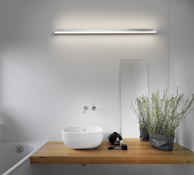Helestra Wandleuchte Wandlampe Slate LED chrom 30cm warmweiß IP44 Leuchte - 4022671109345