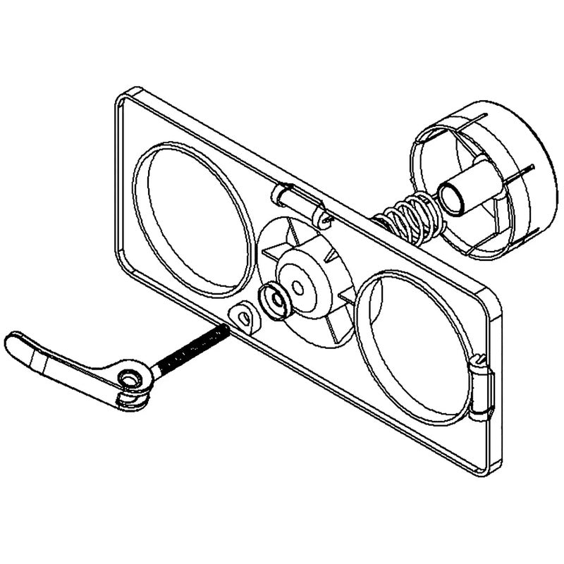 Bohrschablone Hohlwanddose 68mm Kunststoff Primo für präzises Arbeiten - 4260182060223