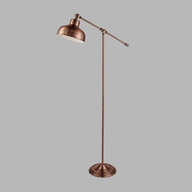 Searchlight Stehleuchte Lampe Macbeth LED Stehlampe kupfer 135cm 1x60W E27 - 5053423055138