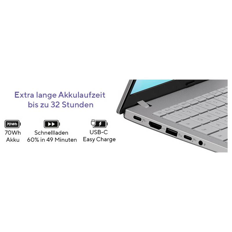 Asus Notebook Vivobook S16 16 Zoll Qualcomm Snapdragon 8 Kerne 16GB RAM 1TB - 4711636378932