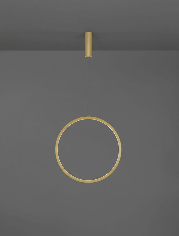 Nova Luce Pendelleuchte Hängeleuchte CHANGE LED Messing Warmweiß dimmbar 60 cm - 5212017437303