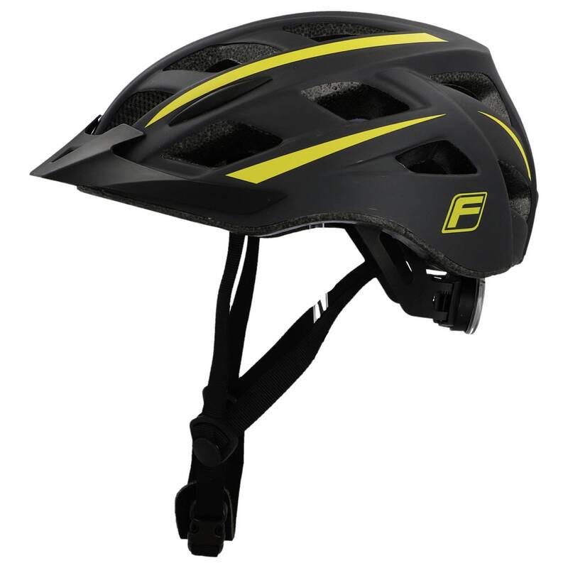 FISCHER Fahrrad Helm Montis Schwarz S/M Kopfumfang 52-59 cm verstellbar - 4008153504518