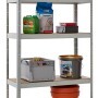 Schwerlast-Steckregal Lagerregal Metall Regal 875kg 5 Böden 180x90x40cm verzinkt - 4007876470520