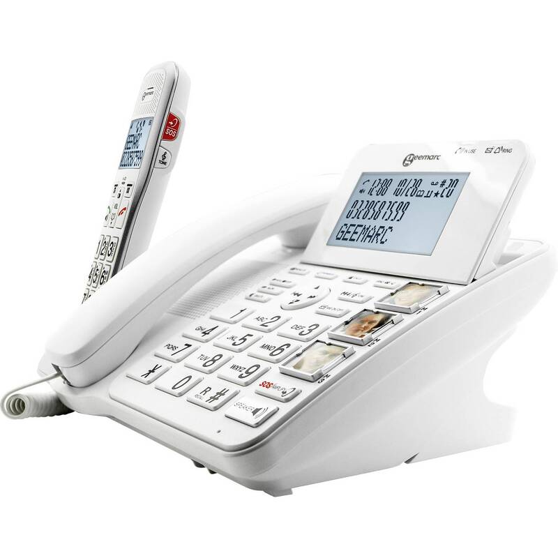 Geemarc AMPLIDECT 595 COMBI Schnurgebundenes Seniorentelefon Anrufbeantworter839 - 3521350009330