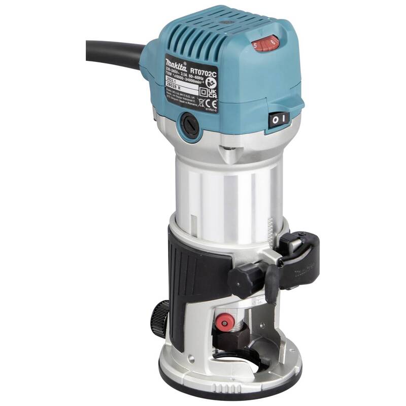 Makita Multifunktionsfräse RT0702CX2J Fräse 710W Handwerkzeug Tischlerwerkzeug - 88381752695
