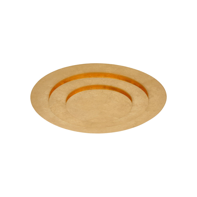 LED-Deckenleuchte Heda 49 cm goldfarben Metall 40 W 5200 lm warmweiß - 9007371449538