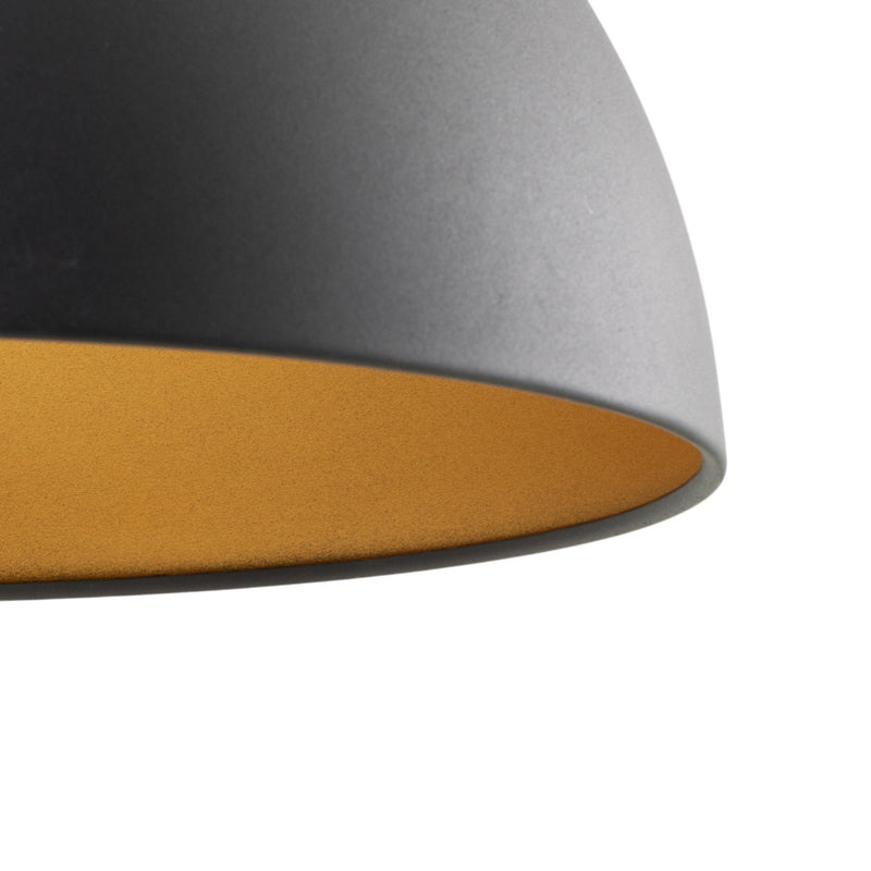 ROYALTECH Hängeleuchte Lipeo Pendelleuchte Lampe dimmbar schwarz gold Ø50cm - 8682835454627