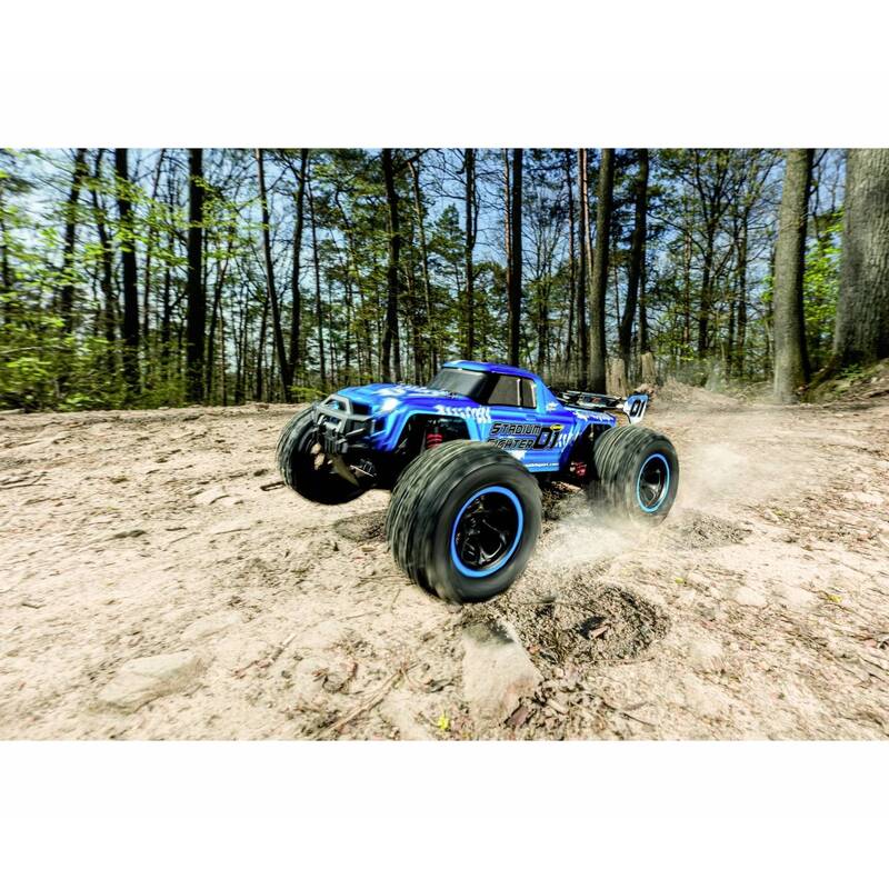 1:10 XS Stadium Fighter RTR blau Carson Modellsport Truggy 4WD 40 km/h - 4005299013201