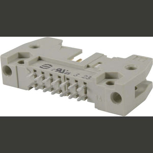 100x B-Ware Harting Messerleiste Stiftleiste Leiterplatten grau 6pol 2 Reihen 100 STÜCK
