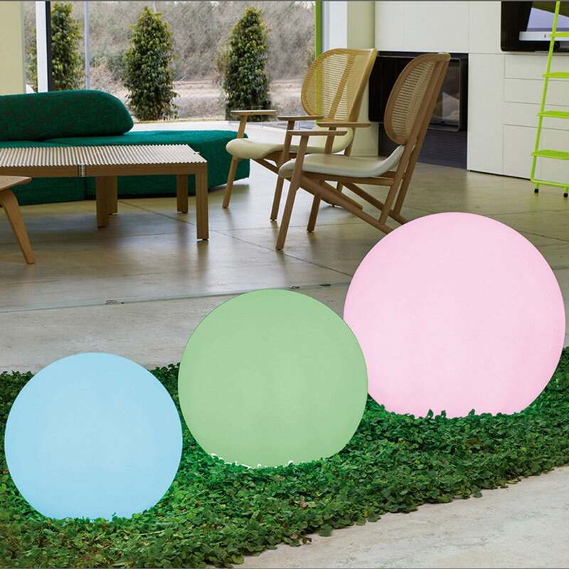 Newgarden LED-Solarleuchte Buly Gartenleuchte Kugel IP65 Ø40cm dimmbar weiß - 8436558745612