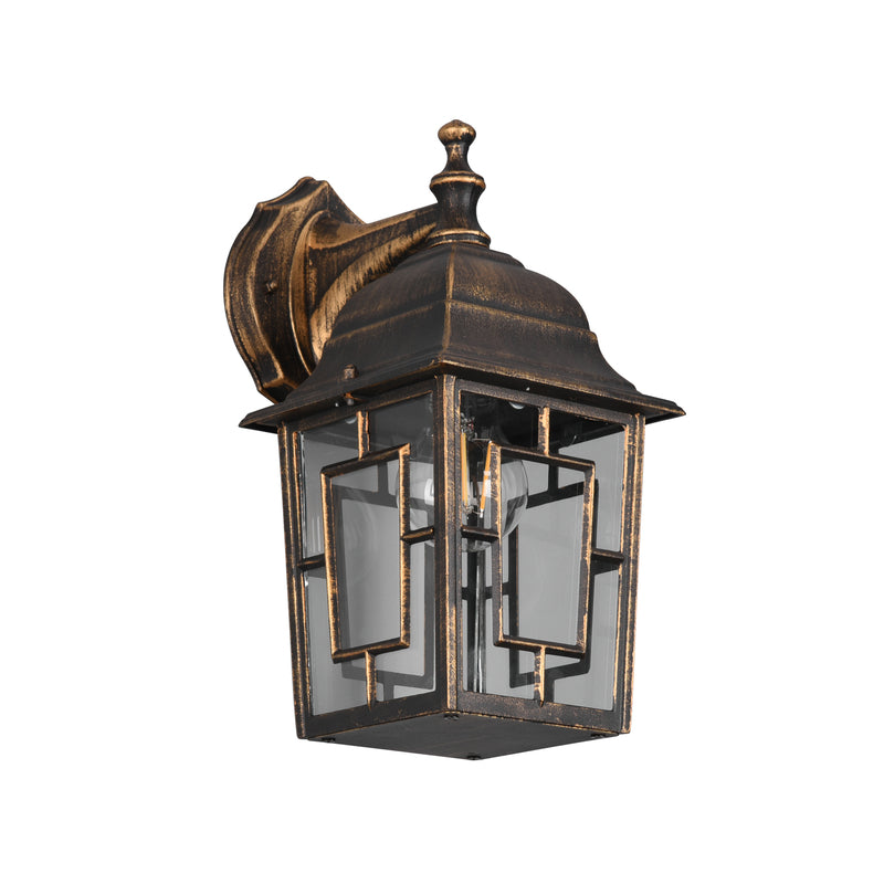 Außenwandleuchte Volturno E27 rostfarben antik dimmbar 1x60W TRIO LIGHTING - 4017807543582