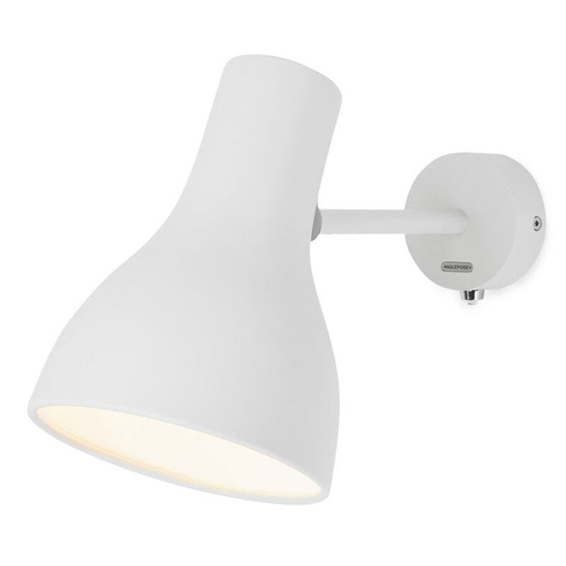 Anglepoise Wandleuchte Wandlampe Type 75 weiß Aluminium Schalter 1-flammig E27 - 5019644326068