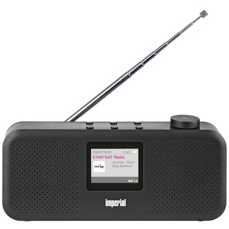 Imperial Tischradio DABMAN 16 Analog Digital DAB DAB+ FM schwarz 2W 40 Sender - 4024035126104