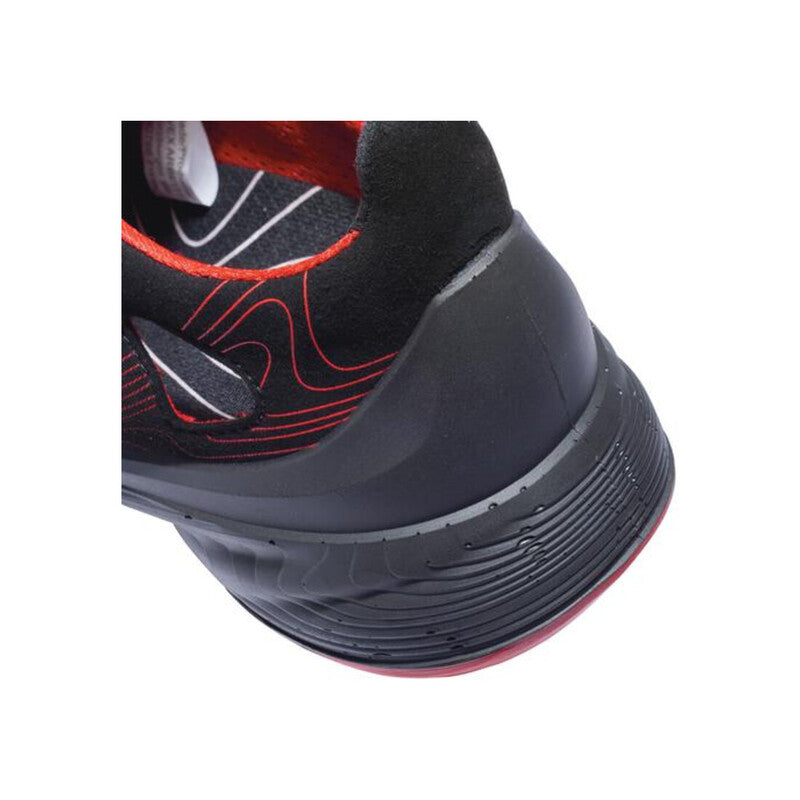Uvex Sicherheitssandalen S1P SRC uvex 1 G2 Mikrovelours Größe 39 schwarz rot - 4031101831565