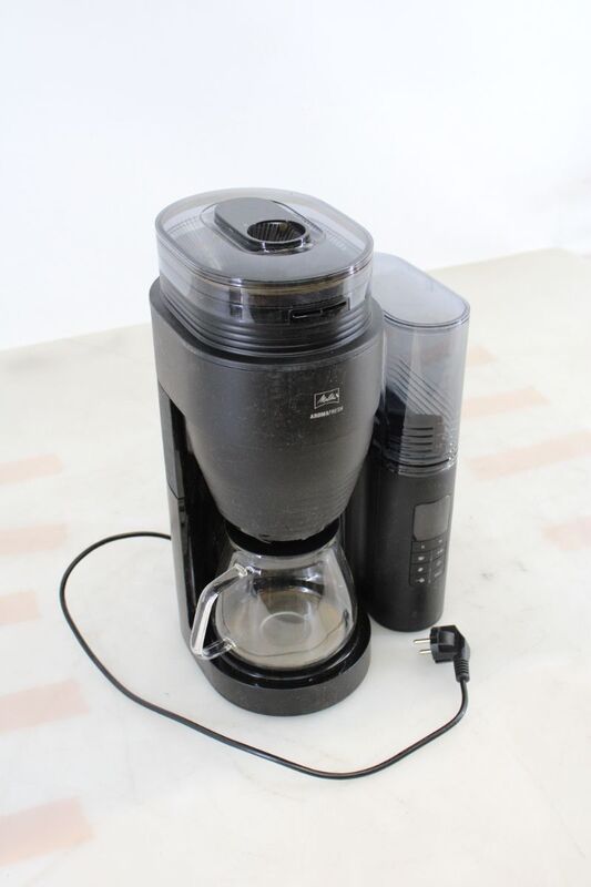 Melitta AromaFresh Kaffeemaschine 10 Tassen mit Mahlwerk und Timer schwarz - 4006508225477