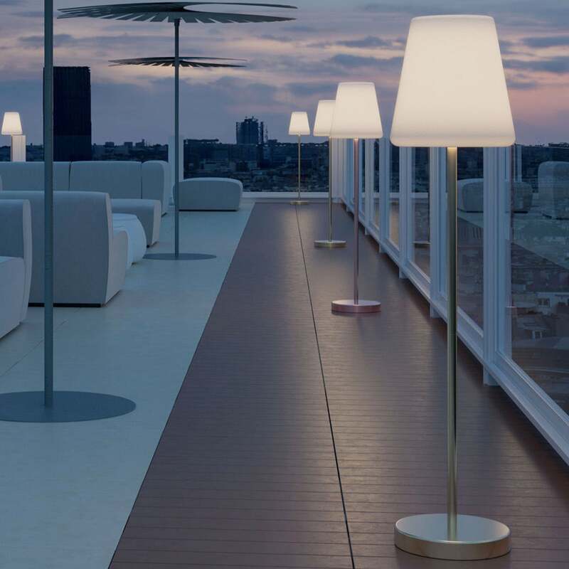 Newgarden Außenleuchte Stehleuchte Lola Slim 120 LED dimmbar anthrazit 119cm - 8435578502120