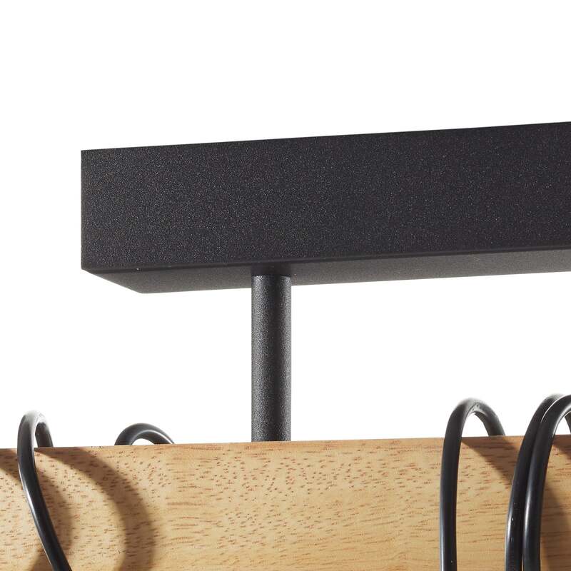 Deckenleuchte Townshend 5 schwarz creme 3 Käfigschirme E27 60W IP20 55cm - 9002759440749