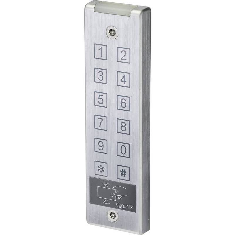 Sygonix SY-4777290 Code-Tastatur mit RFID Aufputz 12 V/DC 24 V/DC Touchscreen - 4064161187419