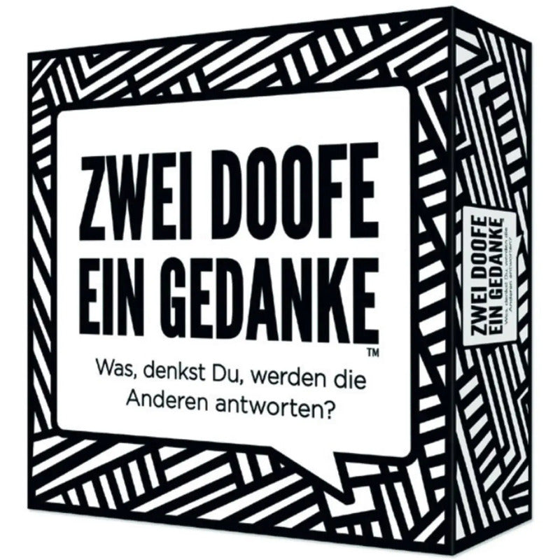 Pegasus Spiele Gesellschaftsspiel Zwei Doofe ein Gedanke Partyspiel für 2-8 - 7331672430202