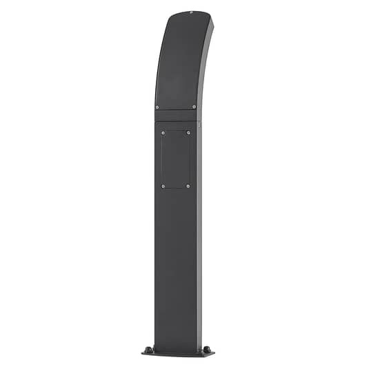 Lindby LED-Sockelleuchte Moshe anthrazit Gartenlampe mit Bewegungsmelder 60cm - 4251911734355