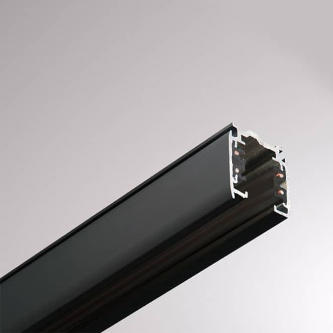 GLOBAL 3-Phasen-Stromschiene Noa Deckenlampe Deckenleuchte Aufbau 100cm schwarz - 8711559798516