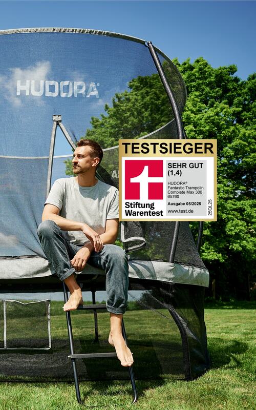 Hudora Basketballständer Playoff 205 Basketball Korbanlage Höhenverstellbar - 4005998717578