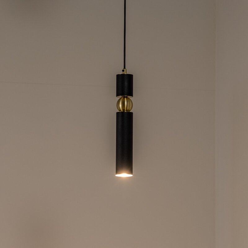 Alas Hängeleuchte Pendelleuchte schwarz Metall Abhängung 135 cm GU10 - 5905962020033
