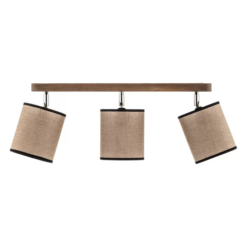 Euluna Deckenstrahler Tubo Deckenlampe Hängeleuchte Kiefernholz beige 3-flammig - 5904496510478