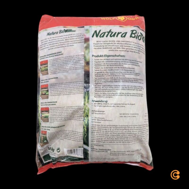 WOLF-Garten 3836172 RG-K200 Lawn Lime Fine Granules Covers 200 M² - 4008423873849