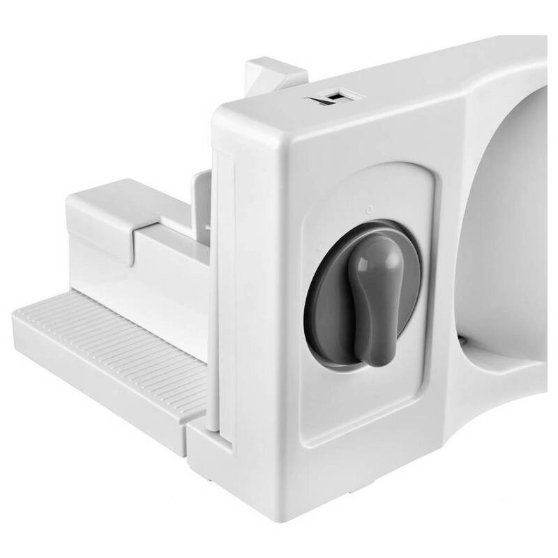 Kalorik Allesschneider TKG AS 1004 WH PL Küchenmaschine Schneidemaschine Weiß - 5413346347053