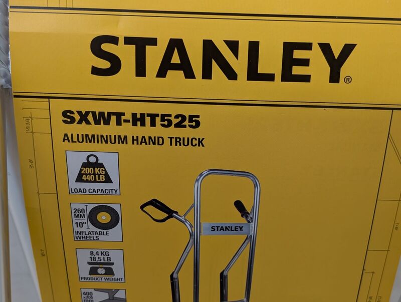 STANLEY Sackkarre Aluminium Traglast 200 kg Handwagen Transportwagen leicht - 8717496635259