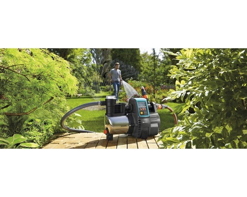 Gardena Hauswasserautomat 6000/6 Pumpe Gartenpumpe Druckpumpe 1300W 6000l/h - 4078500044370