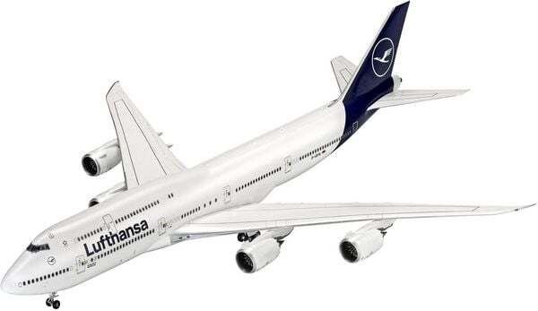 Revell Flugmodell Bausatz Boeing 747-8 Lufthansa "New Livery" 1:144 172 Teile - 4009803038919