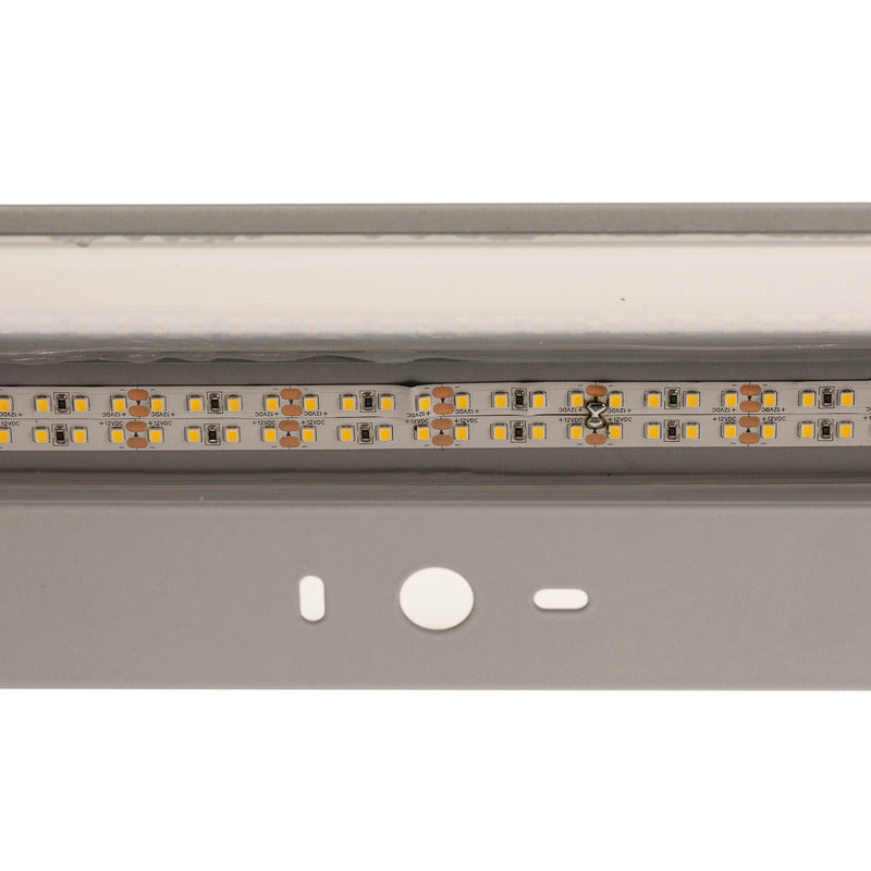 Wandleuchte Mera Wandlampe LED aluminium weiß Stahl Kunststoff 120 cm 3000 K - 5903148515250