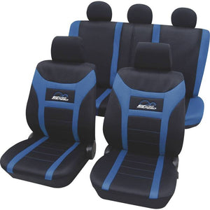 B-Ware HP Autozubehör 22911 Sitzbezug Polyester Blau Fahrersitz Beifahrersitz Rücksitz
