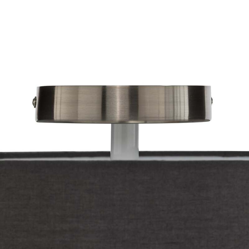 Lindby Deckenlampe Sebatin Lampe Leuchte E27 LED Ø40cm grau SIEHE TEXT/FOTO - 4251096503128