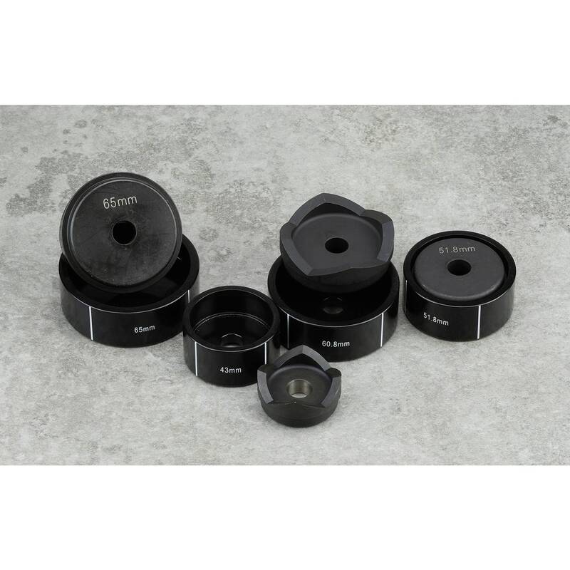 TOOLCRAFT TO-9610284 Stanzeinsätze Stanzformen Rundes Loch Quadratisch 22-4355 - 4064161325590