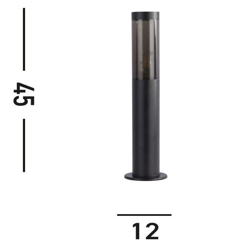 Searchlight Sockelleuchte Batton LED Gartenlampe Außenleuchte dimmbar schwarz - 5053423228259