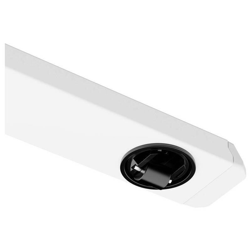 SpeaKa Professional Schreibtisch Arbeitstisch höhenverstellbar 710x400mm Weiß - 4064161499086