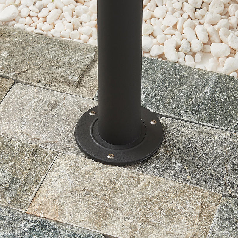 Lindby Wegeleuchte Filimon LED Gartenlampe Pollerleuchte dimmbar anthrazit 80cm - 4251096575897